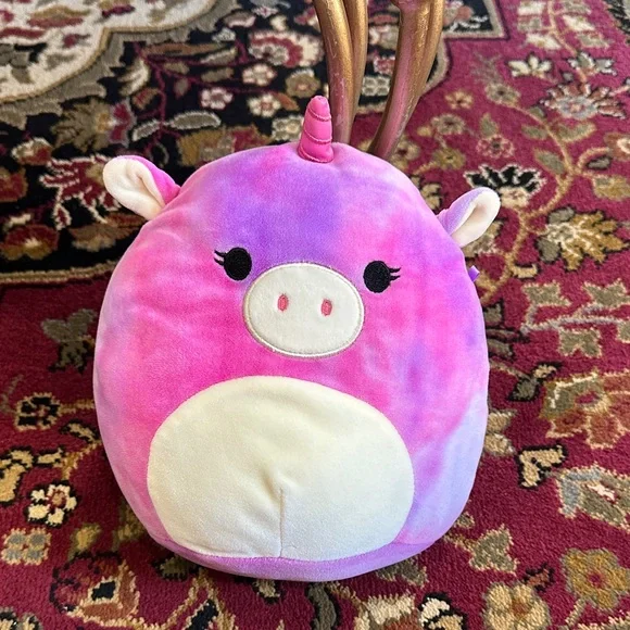 Pink and Purple Unicorn Squishmallow 5 inches - Lola - Picture 1 of 2